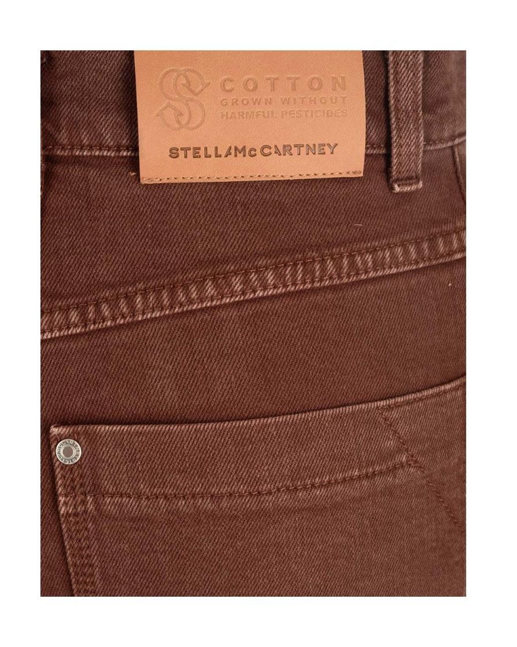 Stella McCartney Red Logo Denim Jeans