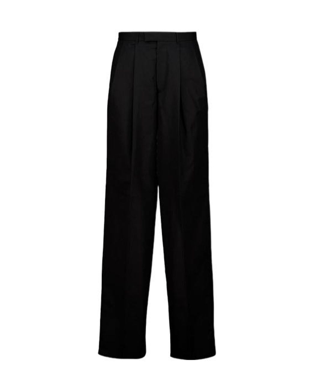 Givenchy Black Double Pleat Pants for men