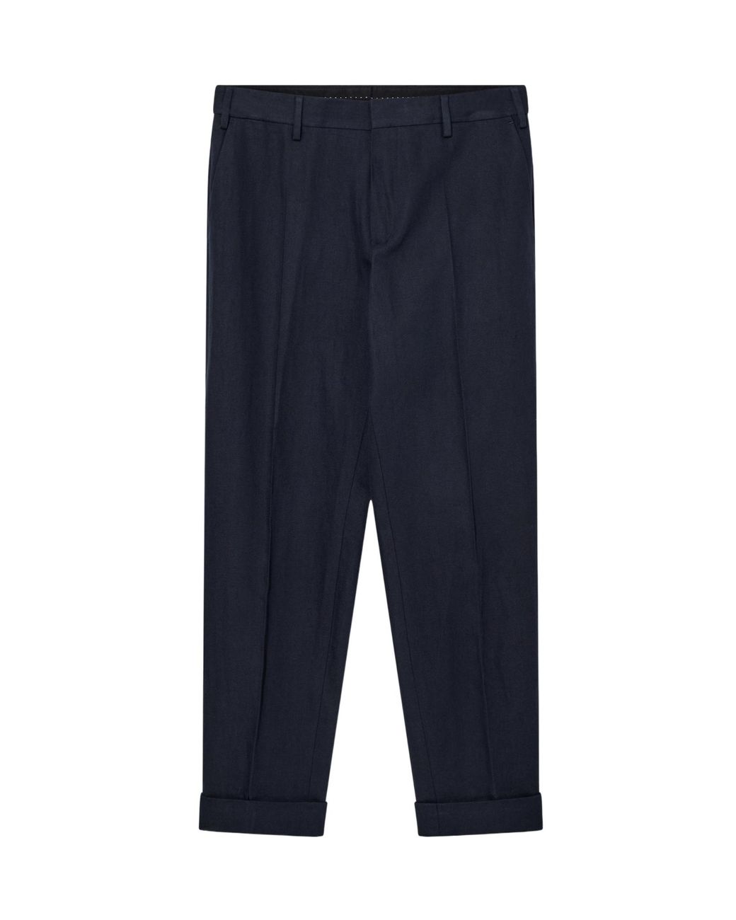 Dries Van Noten Blue Belt-Loop Casual Pants for men