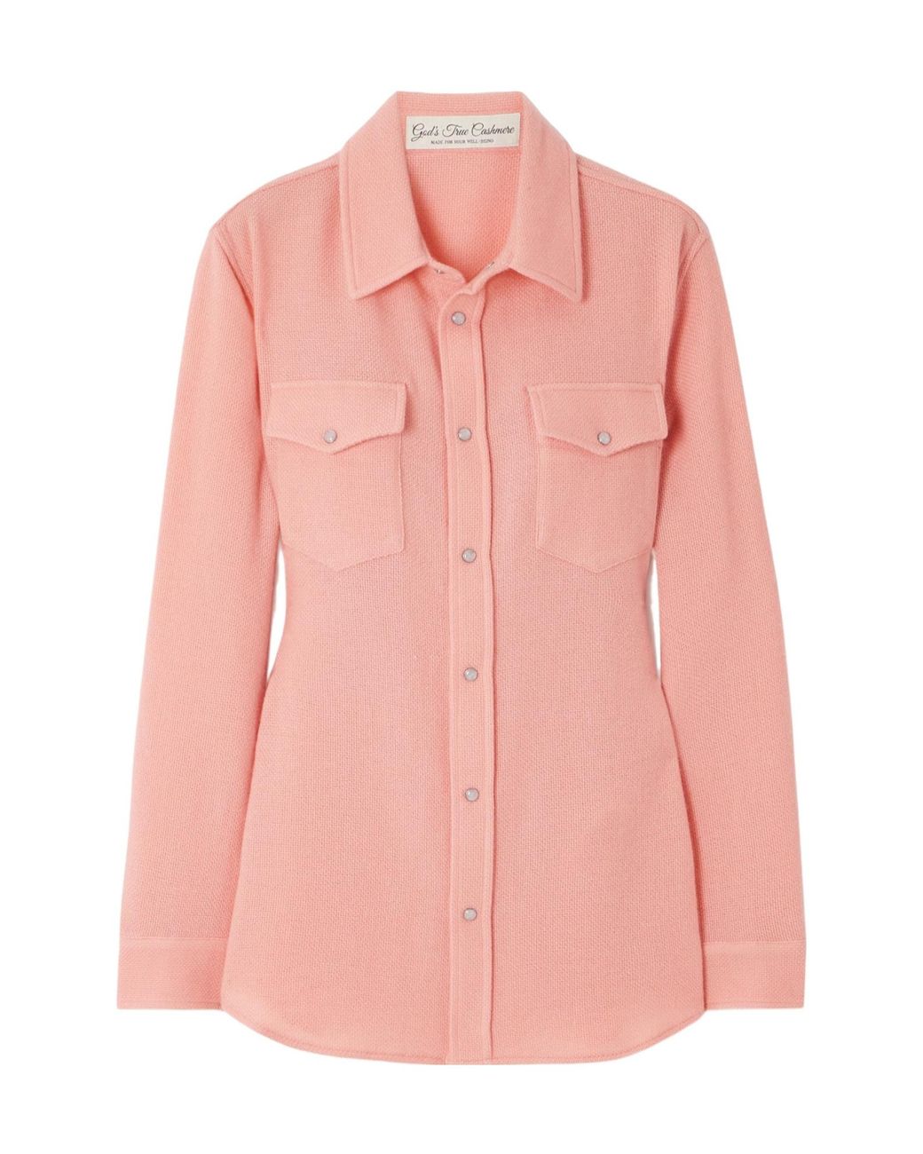 God's True Cashmere Pink Casual Shirt