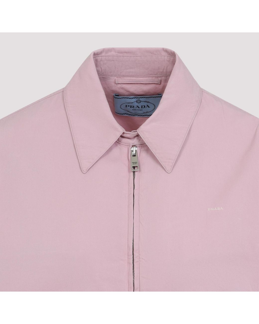 Prada Pink Old Gabardine Blouson Jacket