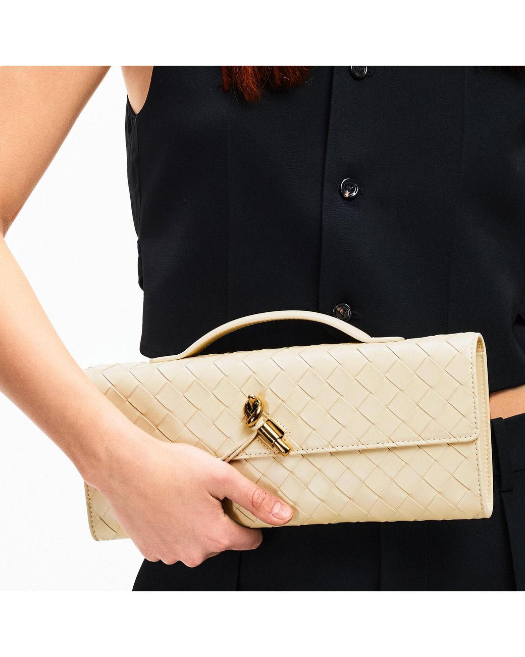 Bottega Veneta Natural Woven Handbag