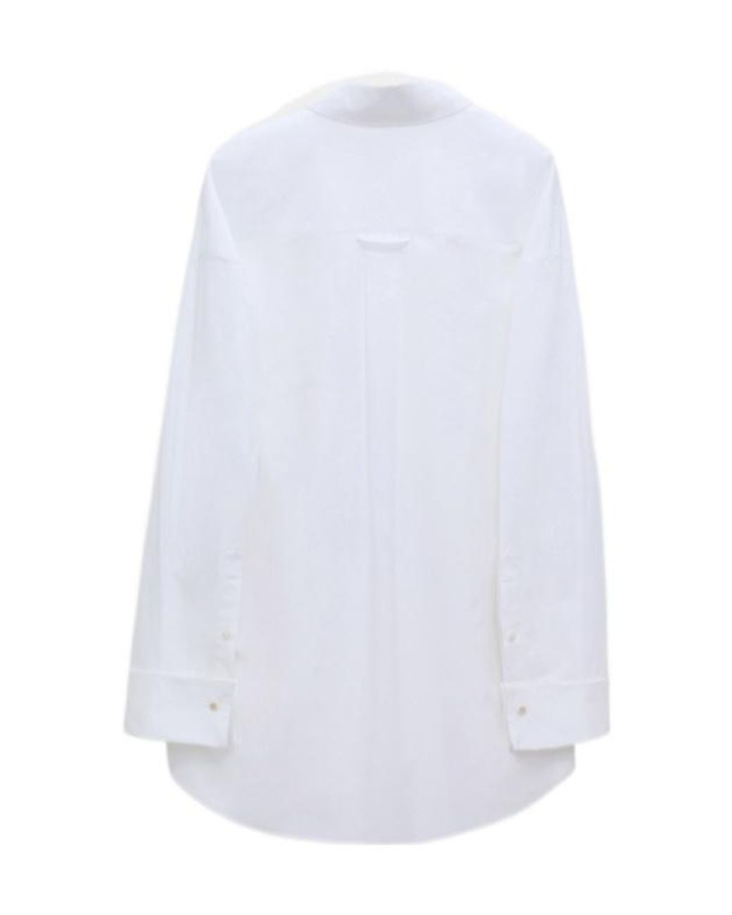 Dorothee Schumacher White Bow Brooch Oversized Shirt