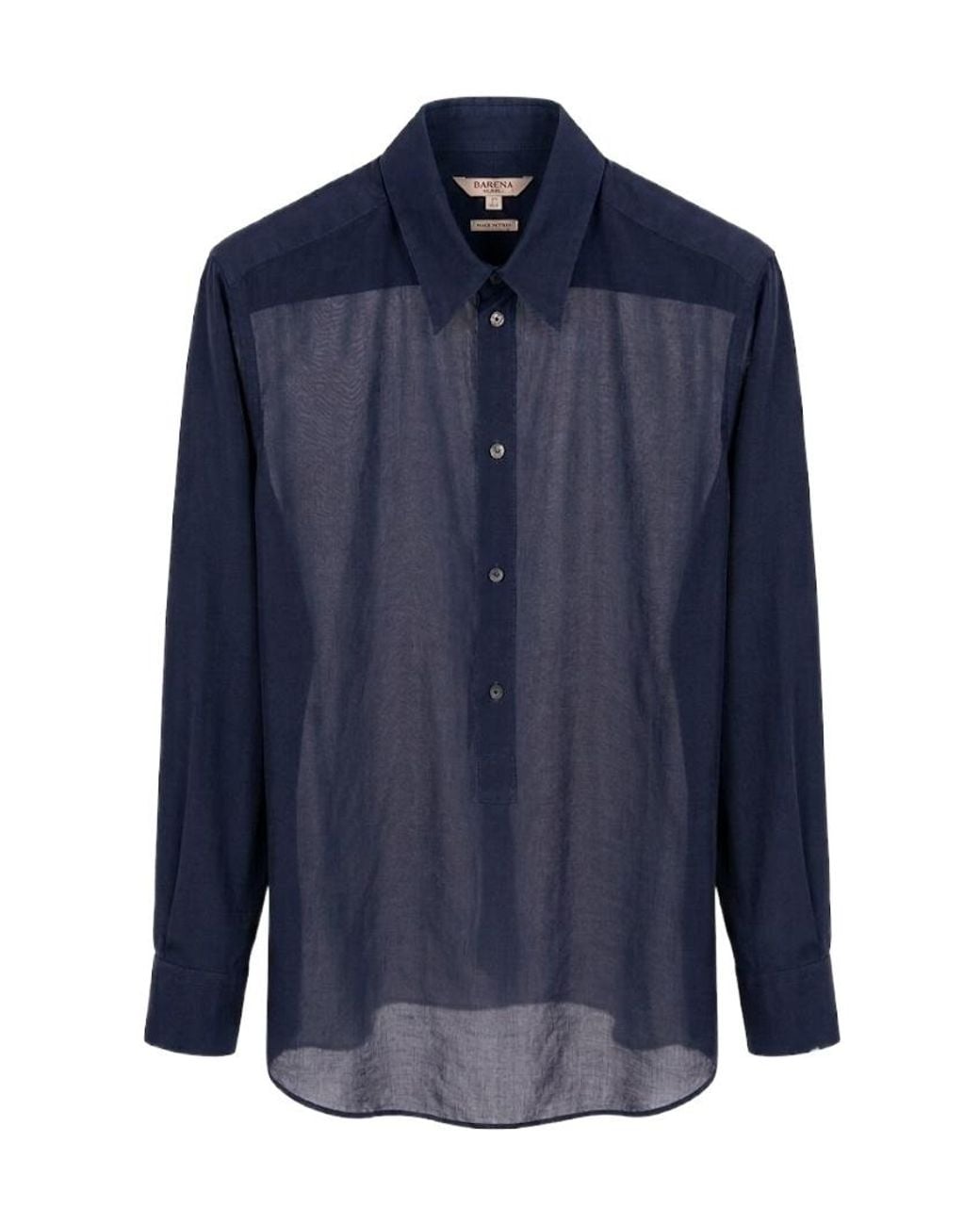 Barena Blue Camillo Button-Up Shirt
