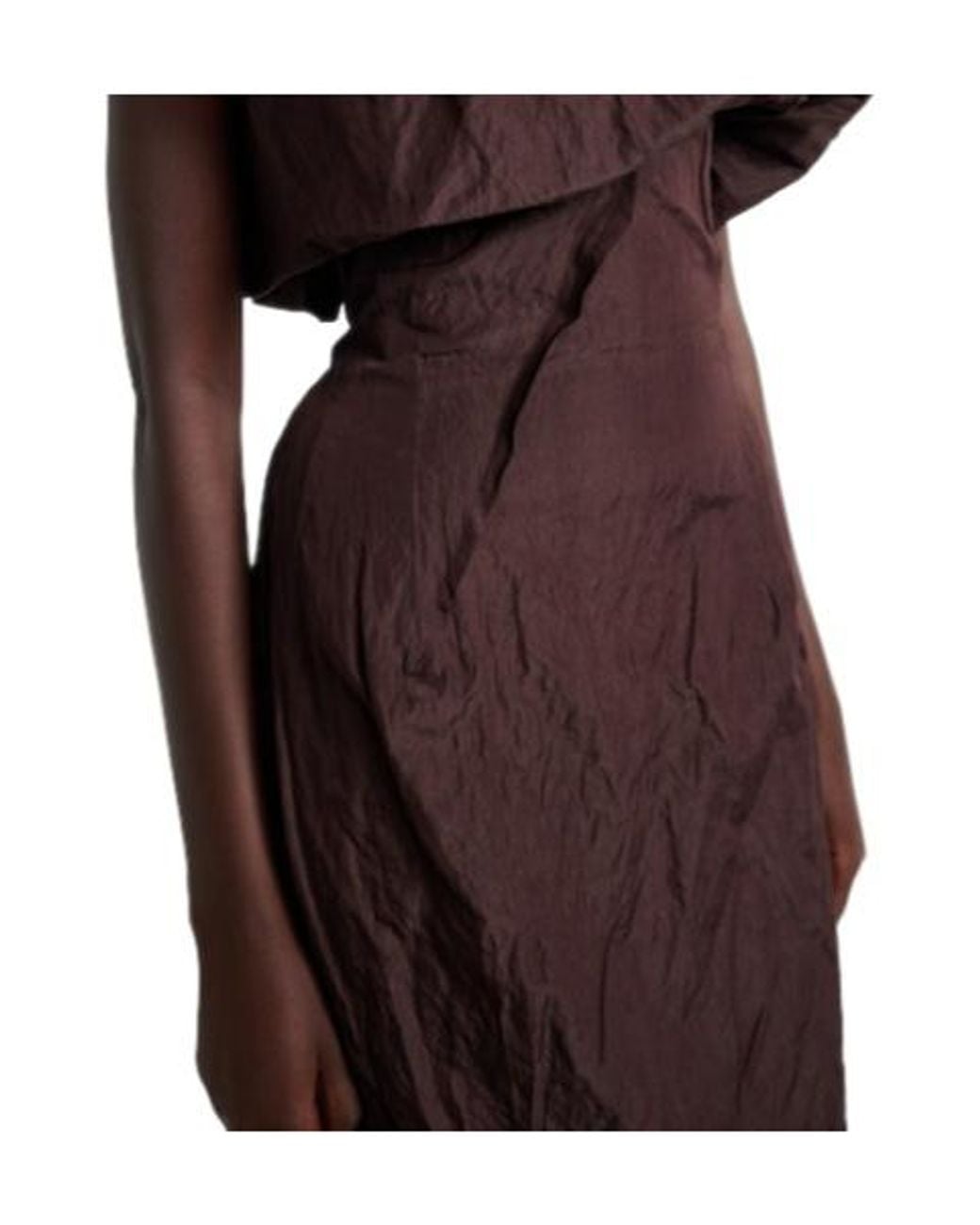 Magda Butrym Purple Cotton And Silk Corset Dress