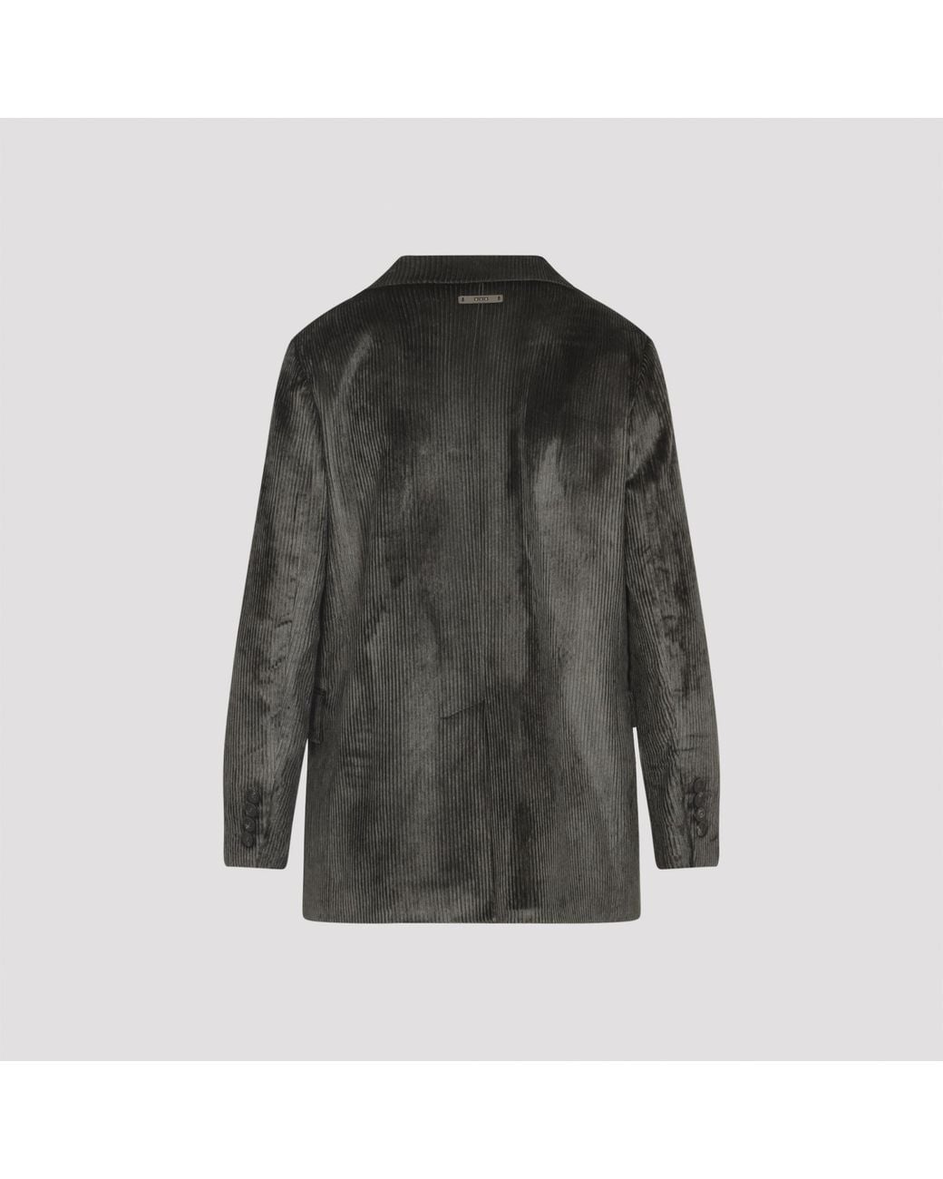 Peserico Black Textured Single-Breasted Blazer