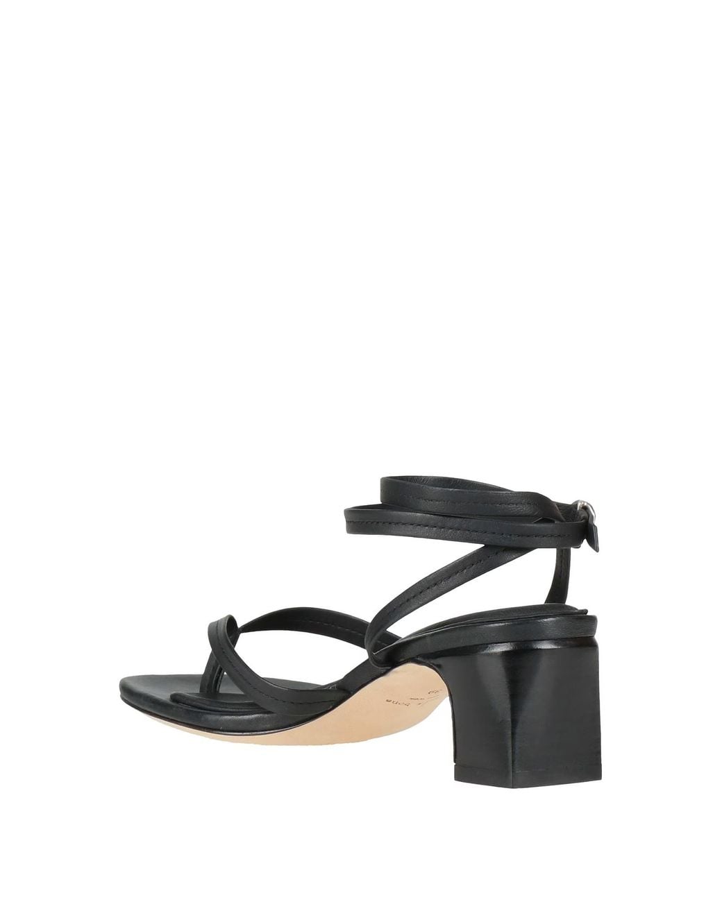 Rag & Bone Black Minimalist Comfortable Genuine Leather Sandals
