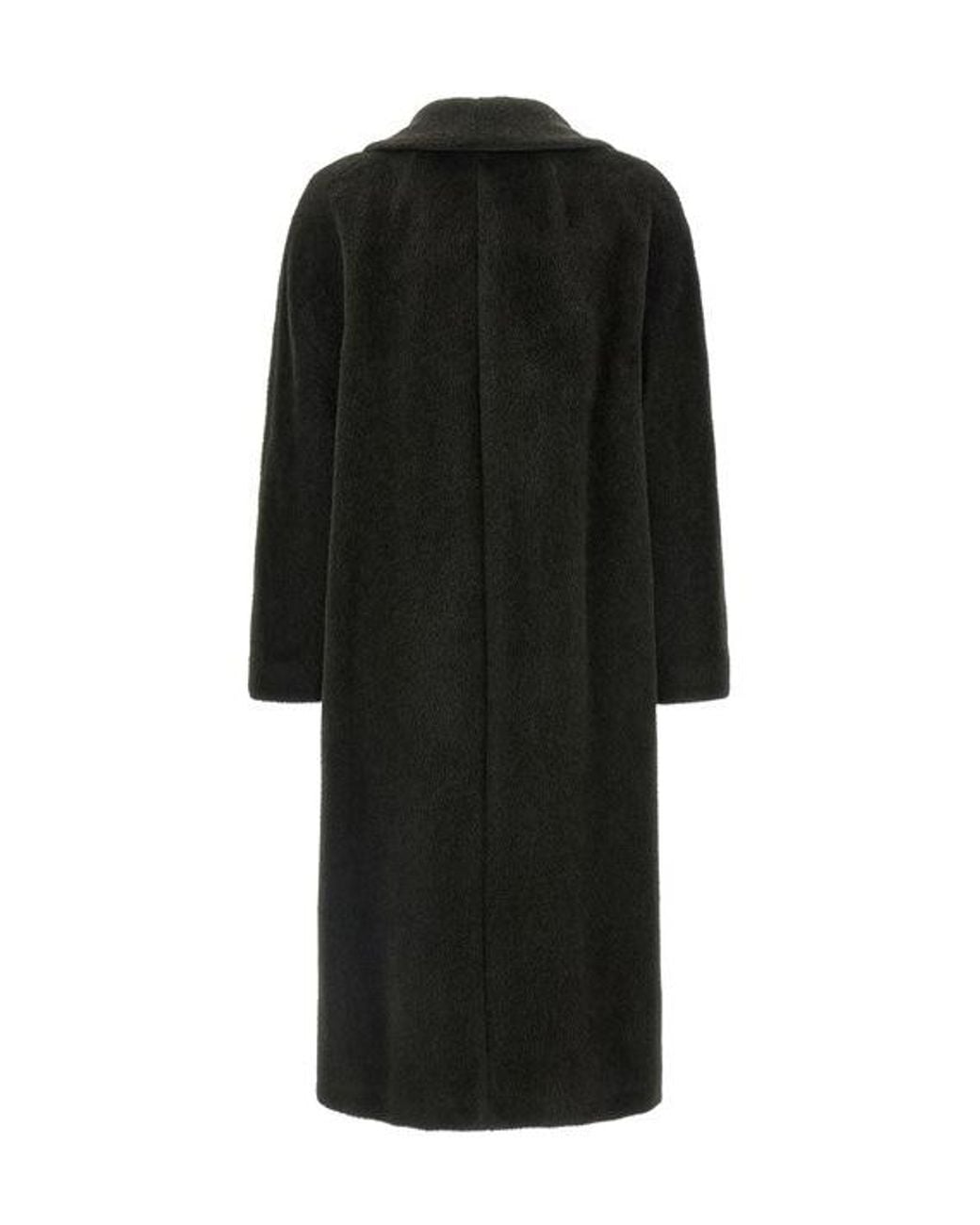 Max Mara Black 'S Rosanna Double-Breasted Coat