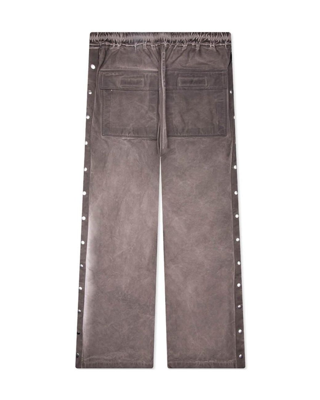 Rick Owens Brown Drawstring Pusher Trousers for men