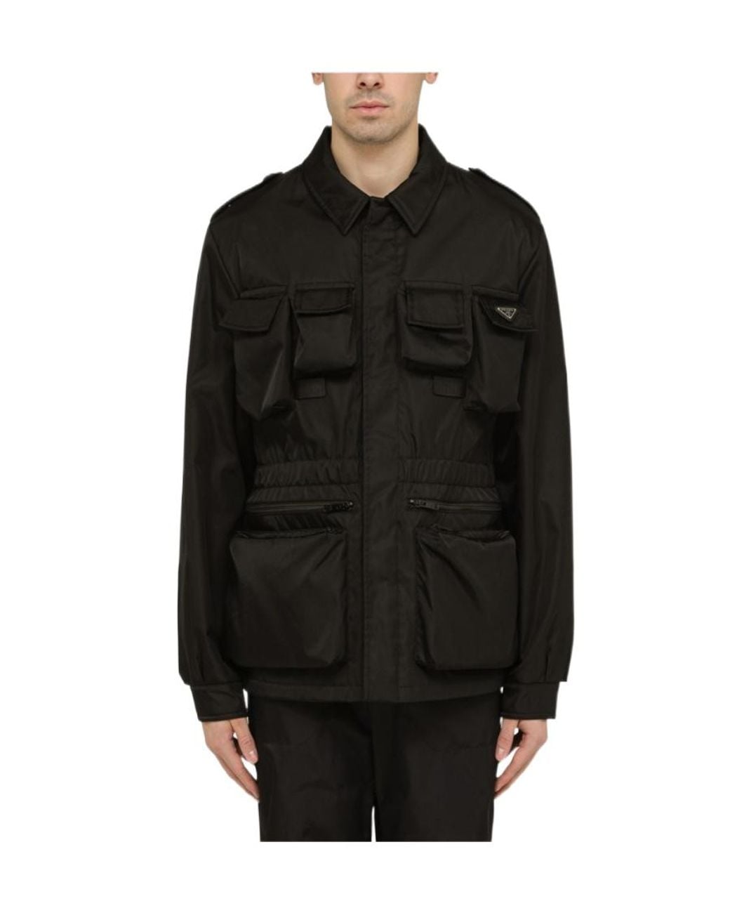 Prada Black Multi-Pocket Jacket for men