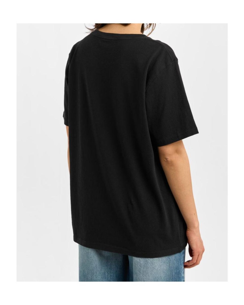 Chloé Black Logo Crew Neck T-Shirt