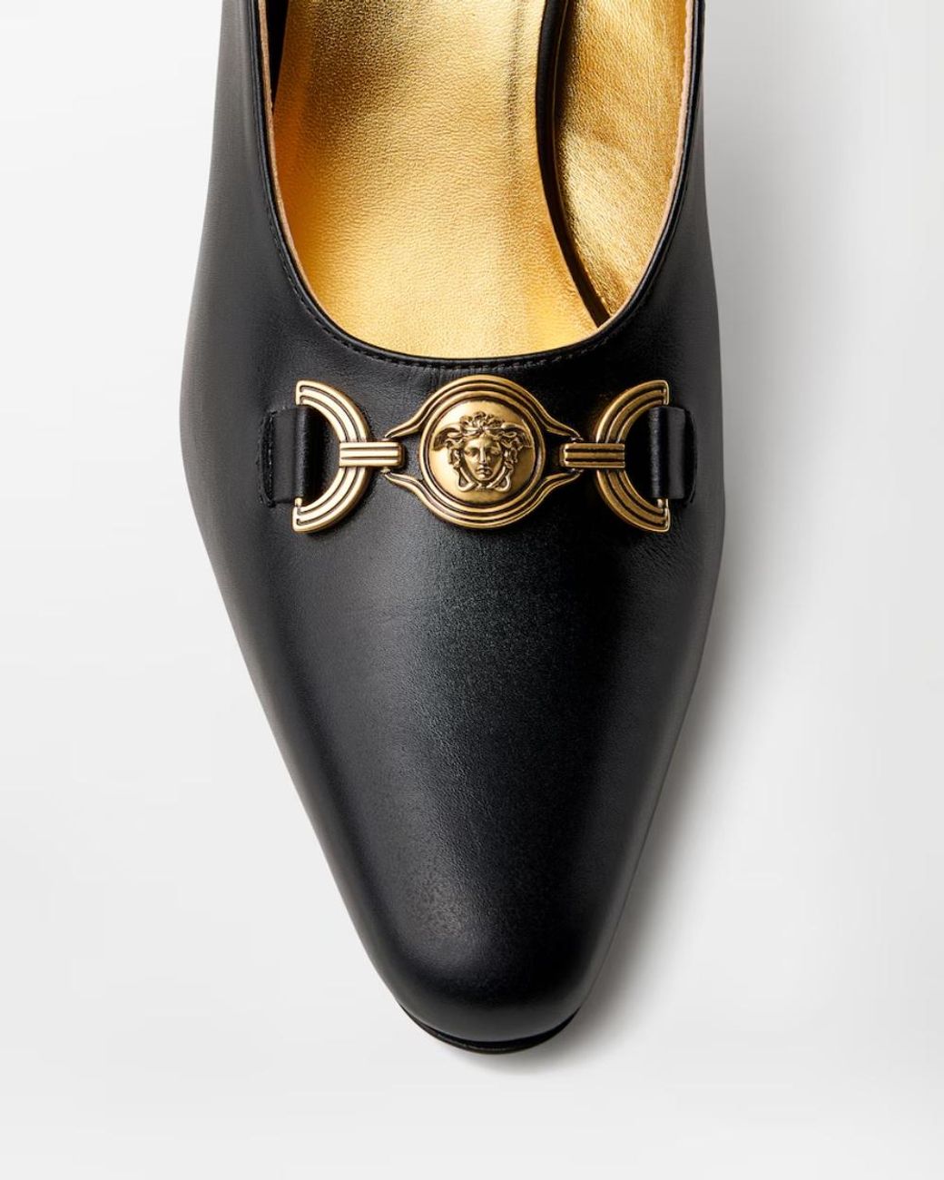 Versace Black Marisa Slingback Pumps