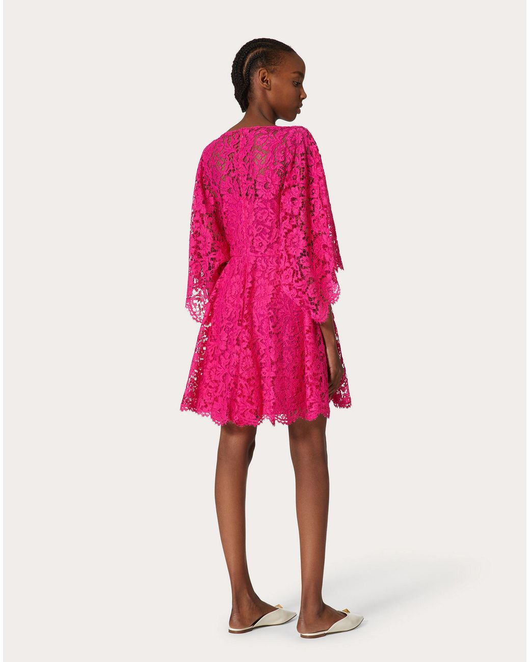 Valentino Pink Lace Dress