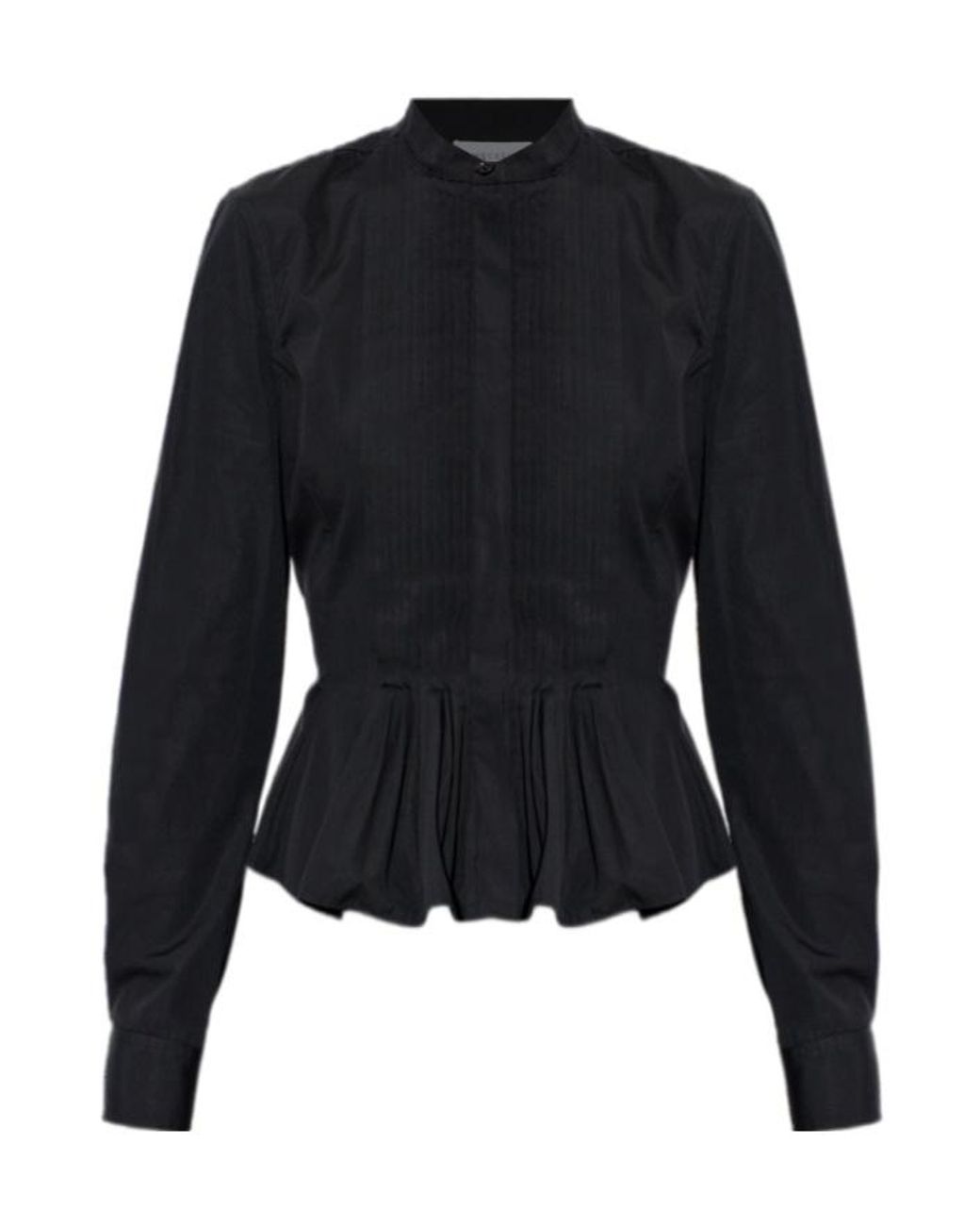 McQueen Blue Ruffled Shirt