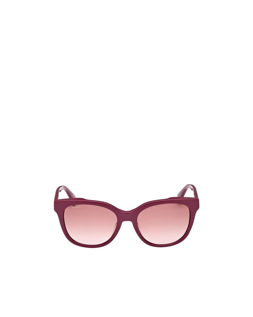 Max Mara Pink Square Frame Sunglasses