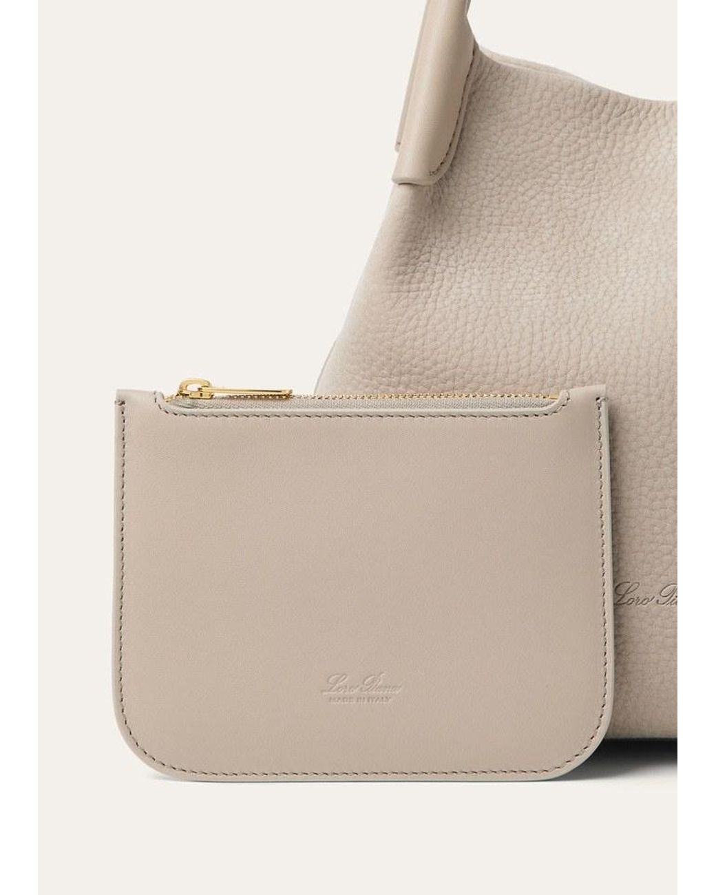 Loro Piana Natural Small Bale Bag