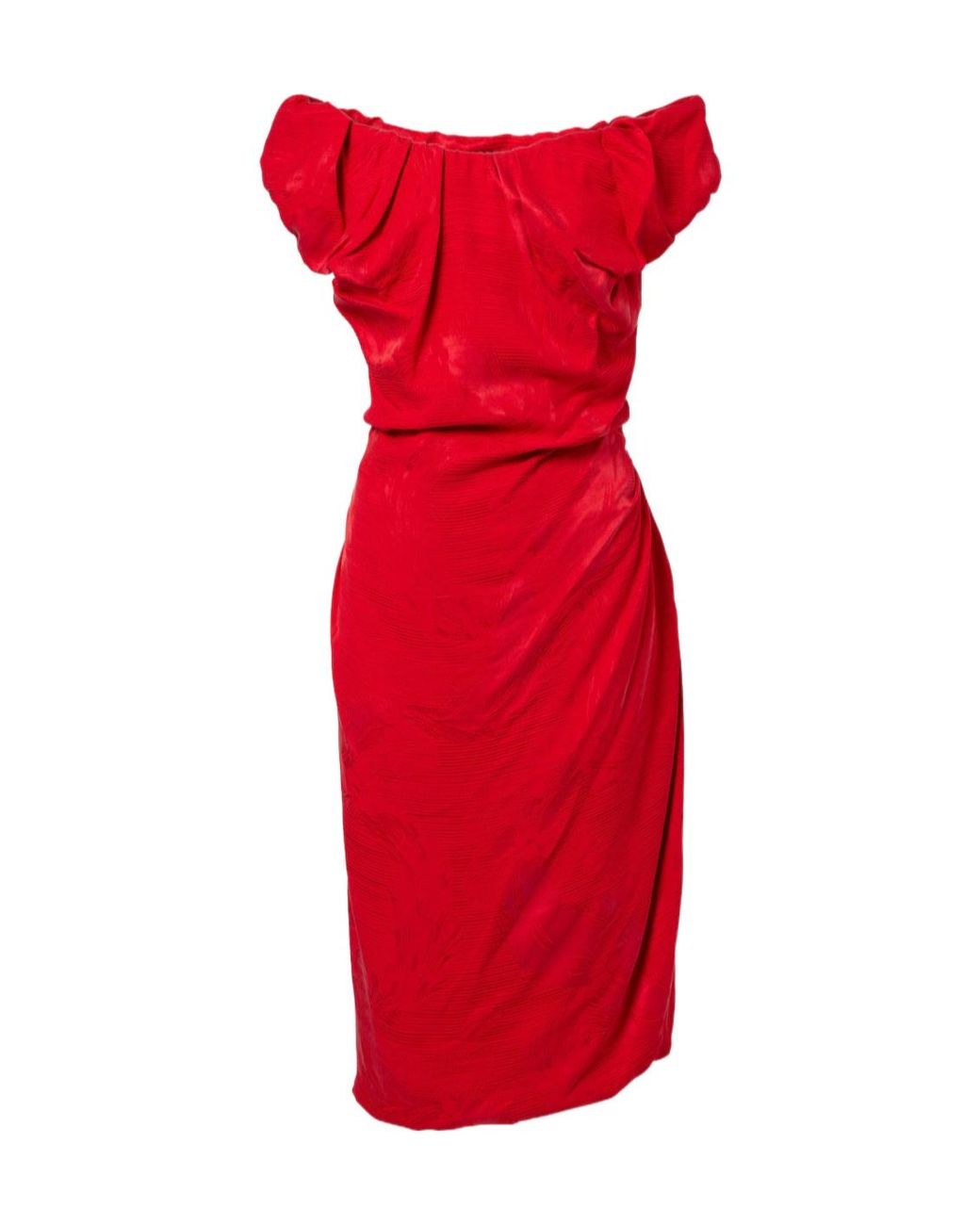 Vivienne Westwood Red Ginnie Jersey Midi Dress