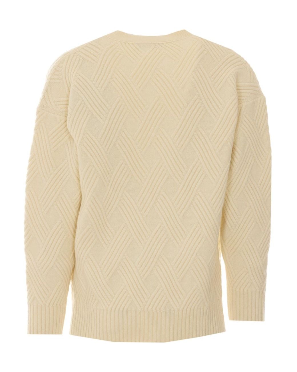 Lanvin Natural Long-Sleeved Cardigan for men