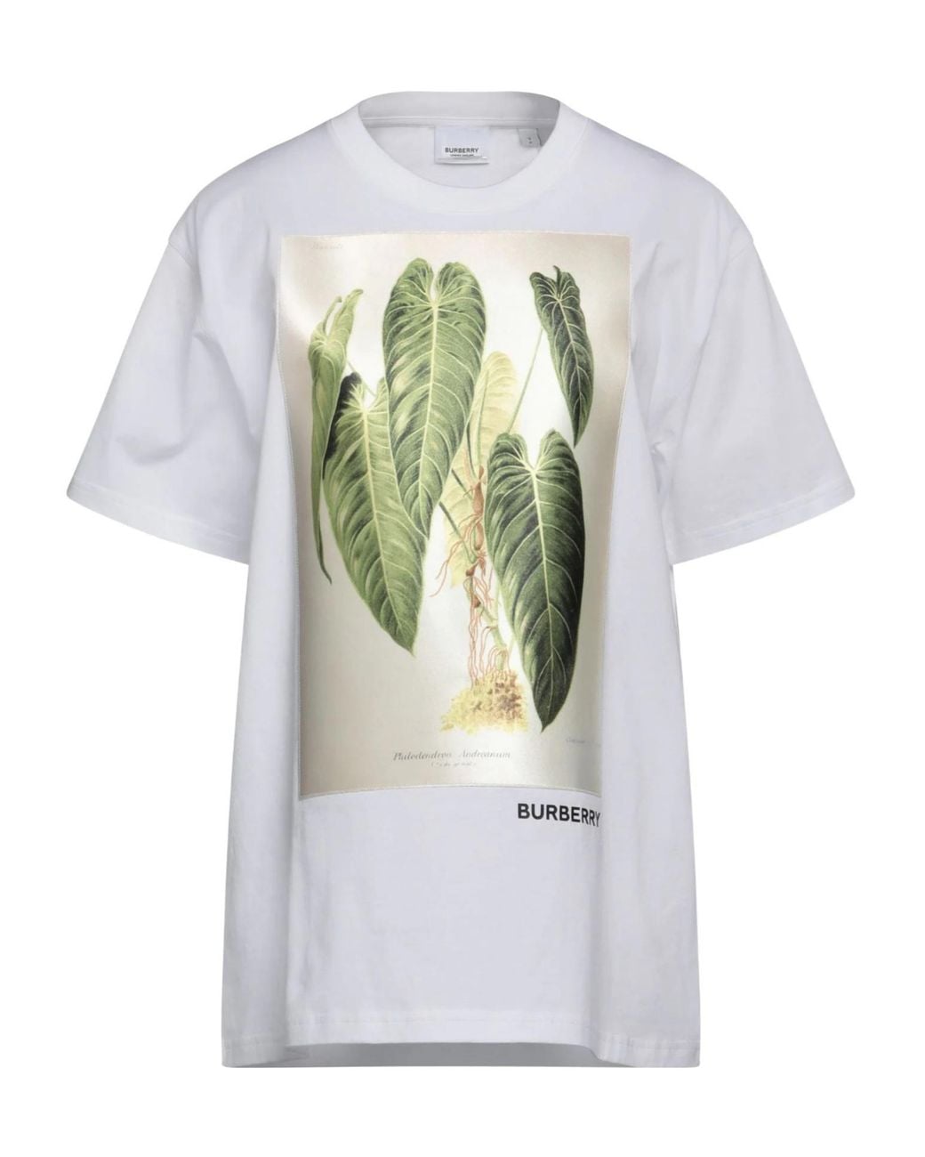Burberry White Printed T-Shirt