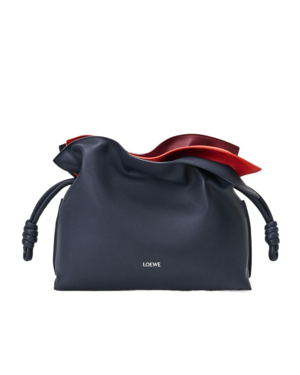 Loewe Blue Medium Layered Flamenco Clutch