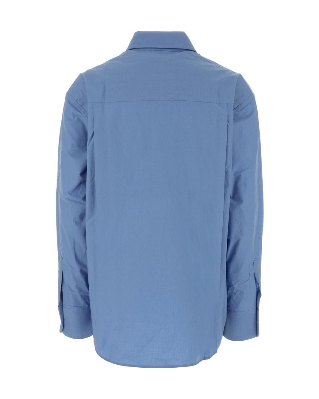 Frankie Shop Blue Long-Sleeved Shirt