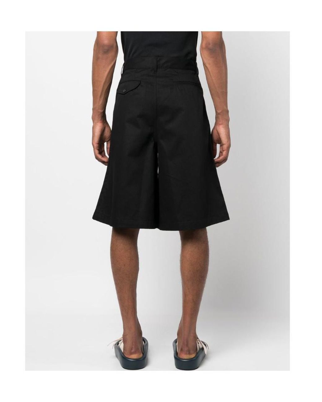 Comme des Garçons Black Logo Shorts for men