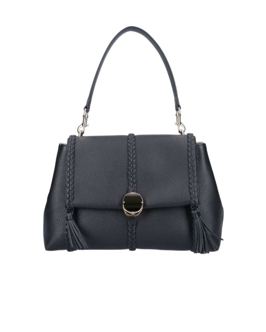 Chloé Black クロエ ペネロペ ミディアム ショルダーバッグ