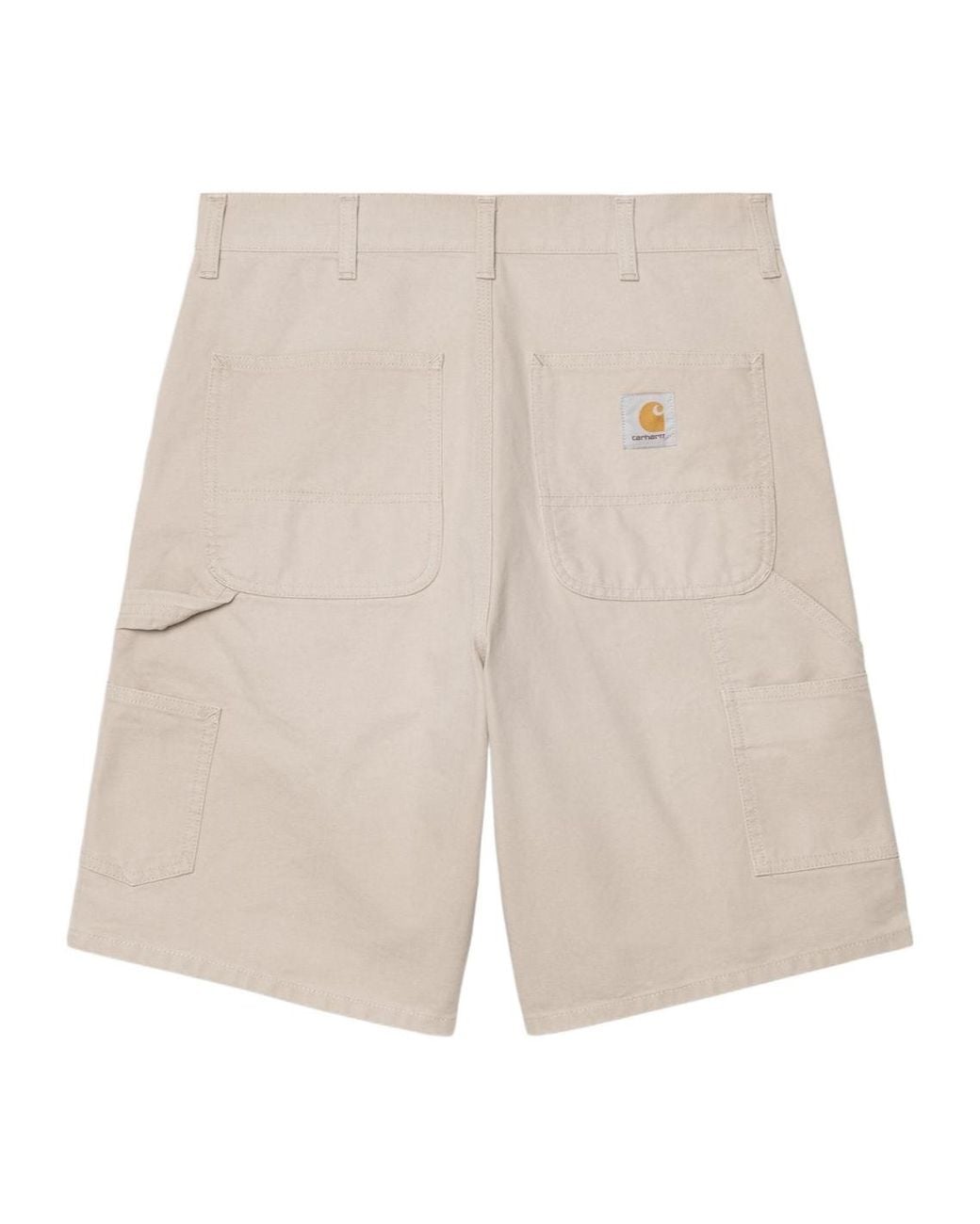 Carhartt White Single Knee Shorts for men