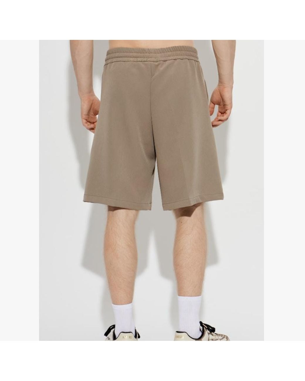 Amiri Natural Patch Cady Track Shorts for men