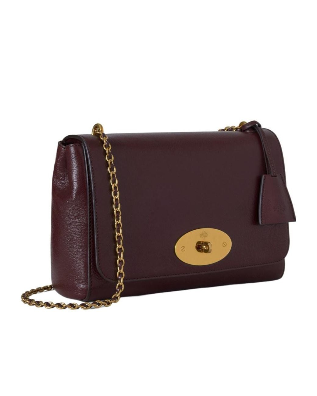 Mulberry Purple Lily Chain Shoulder Bag