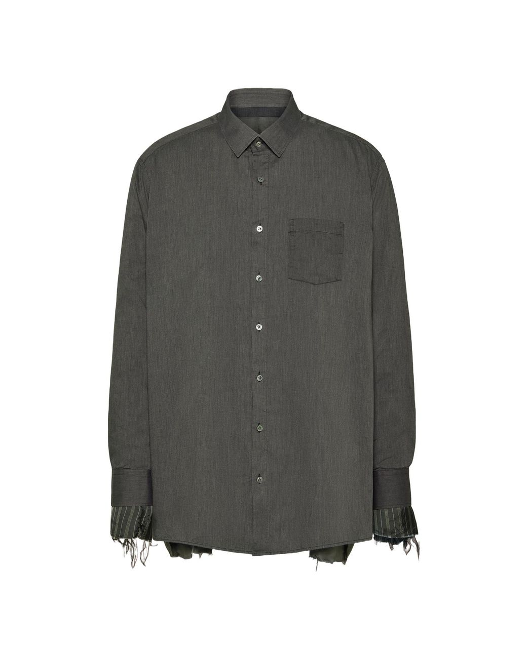 Maison Margiela Patchwork Inside-Out Jacket in Gray for Men | Lyst