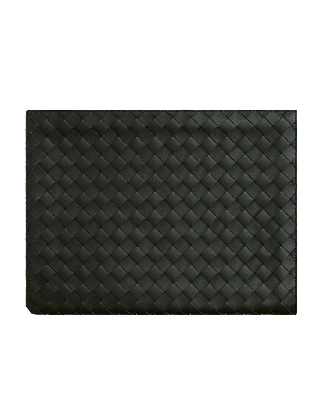 Bottega Veneta Black Intrecciato Document Case for men