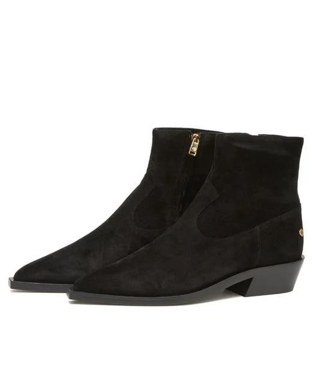 Anine Bing Black 45Mm Pointed-Toe Boots