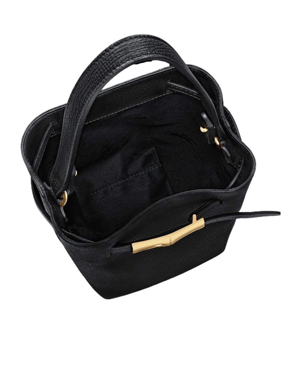 Longchamp Black Xs Le Smart Bucket Bag