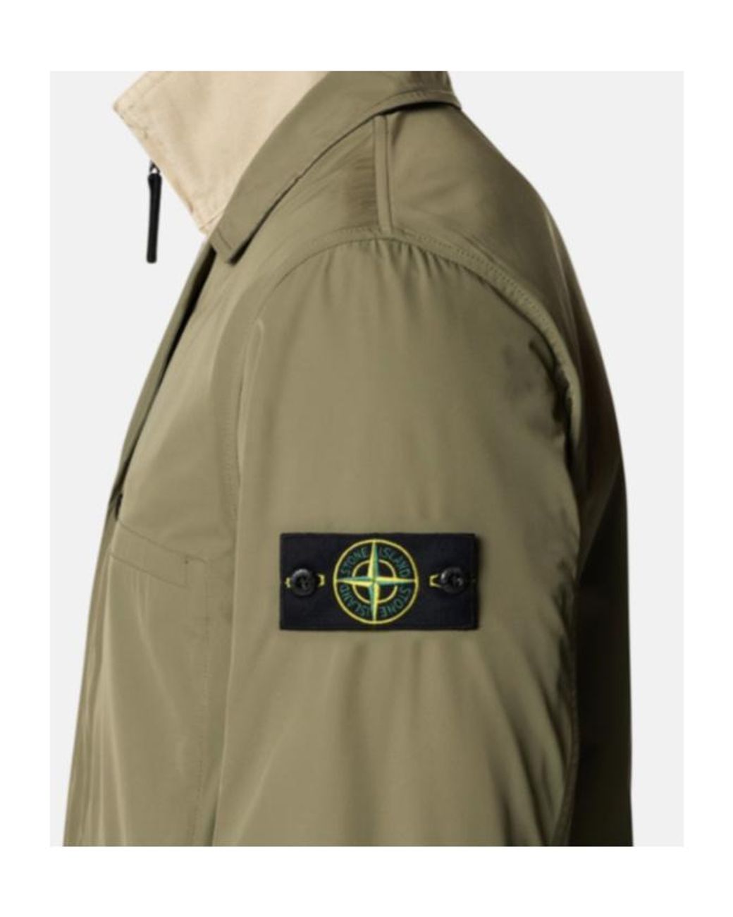 Stone Island Green Lightweight Utility Jacket for men