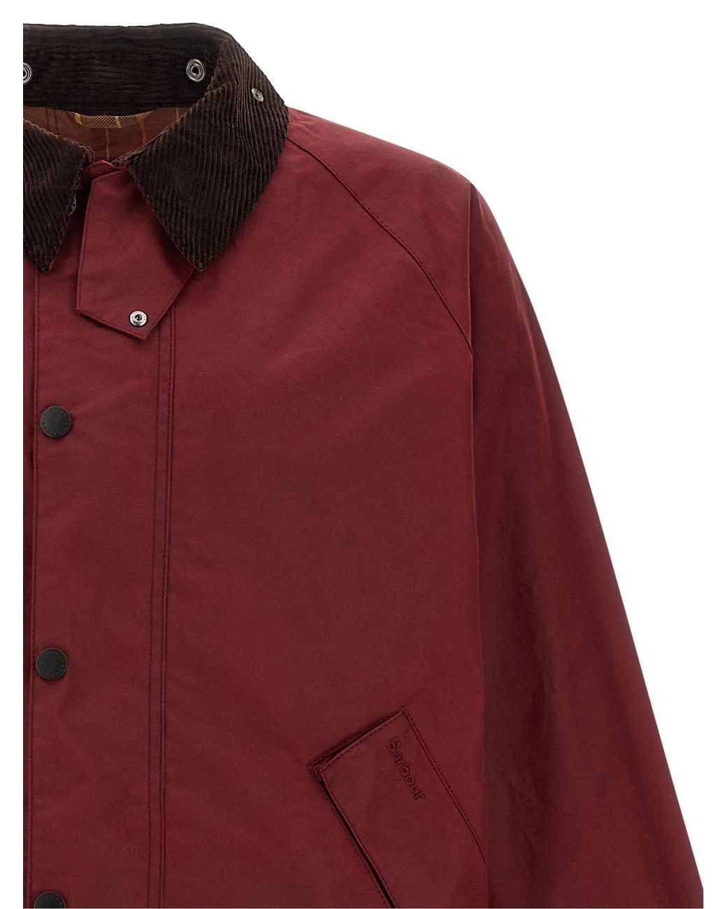 Barbour Red Select Wax Transport Jacket for men