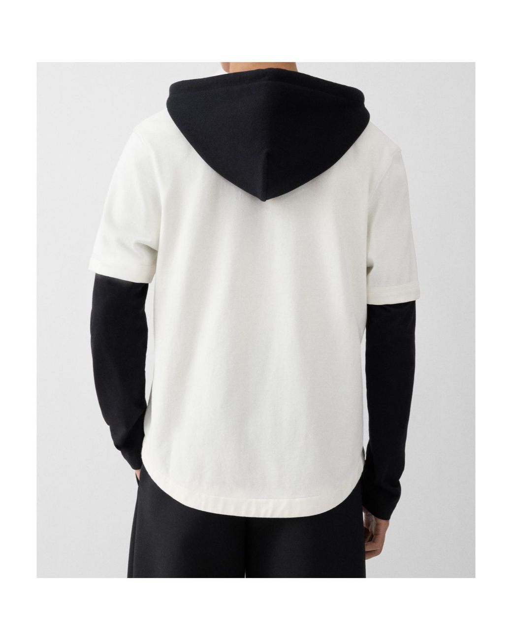 Jacquemus White Letro Layered Hoodie for men