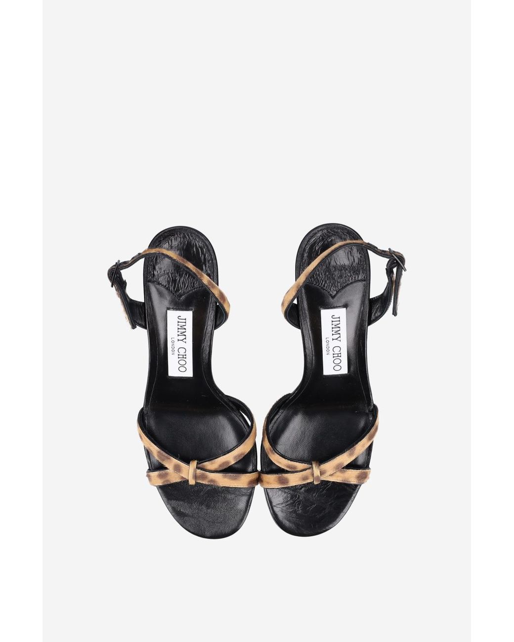 Jimmy Choo Metallic Elsy 70 High-Heeled Sandals
