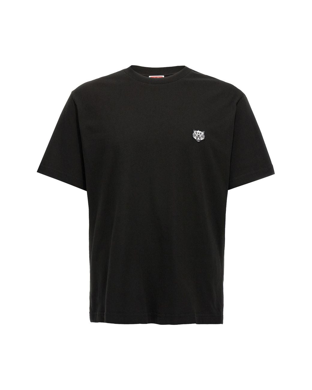 KENZO Black 'happy Tiger' T-shirt for men