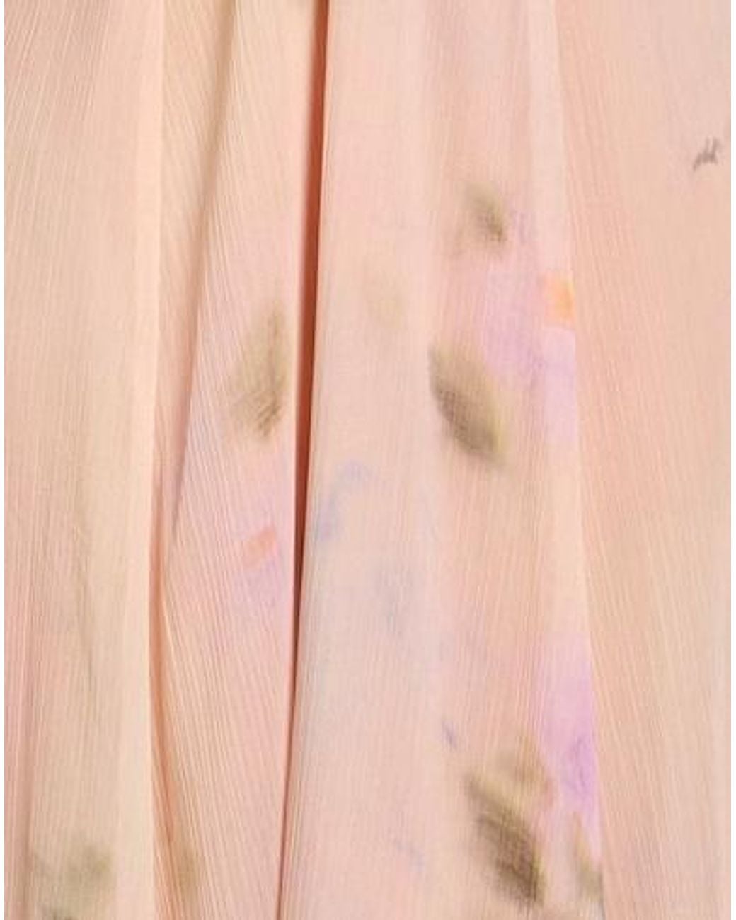 MAX&Co. Pink Floral Flared Skirt