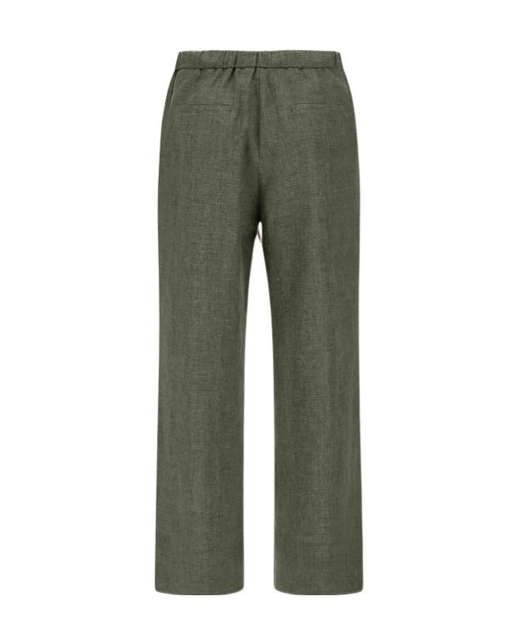 Herno Green Drawstring Trousers