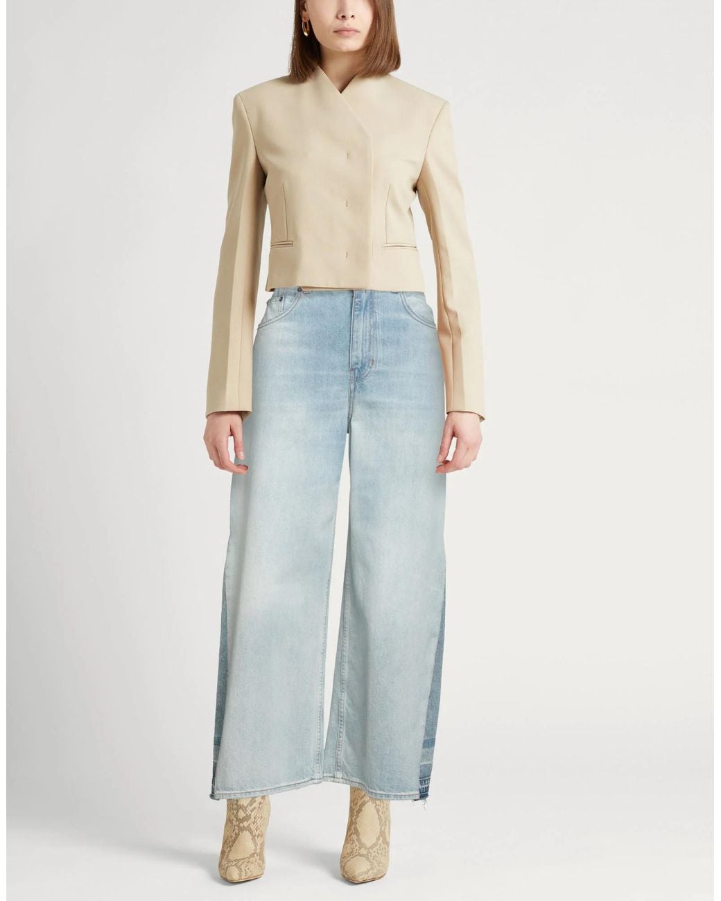 Chloé Blue Wide Flare