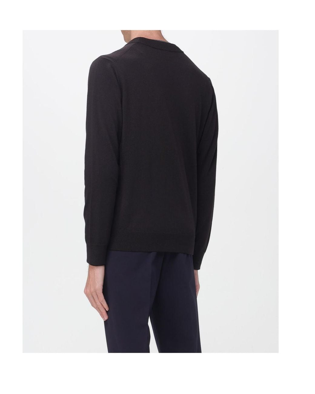 Paolo Pecora Blue Fine-Knit Button-Up Cardigan for men