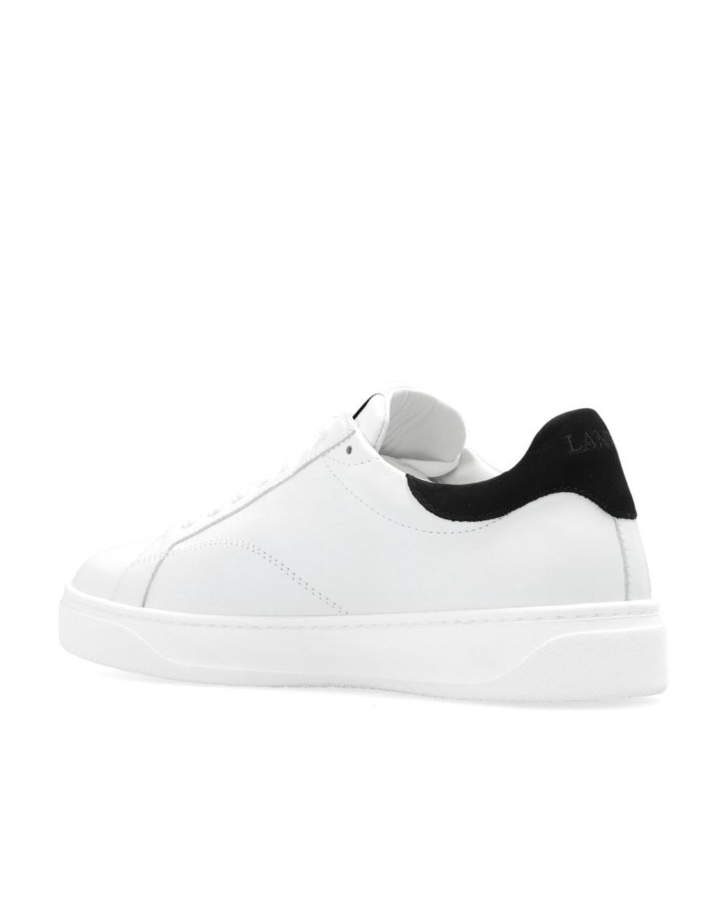 Lanvin White Low-Top Sneakers