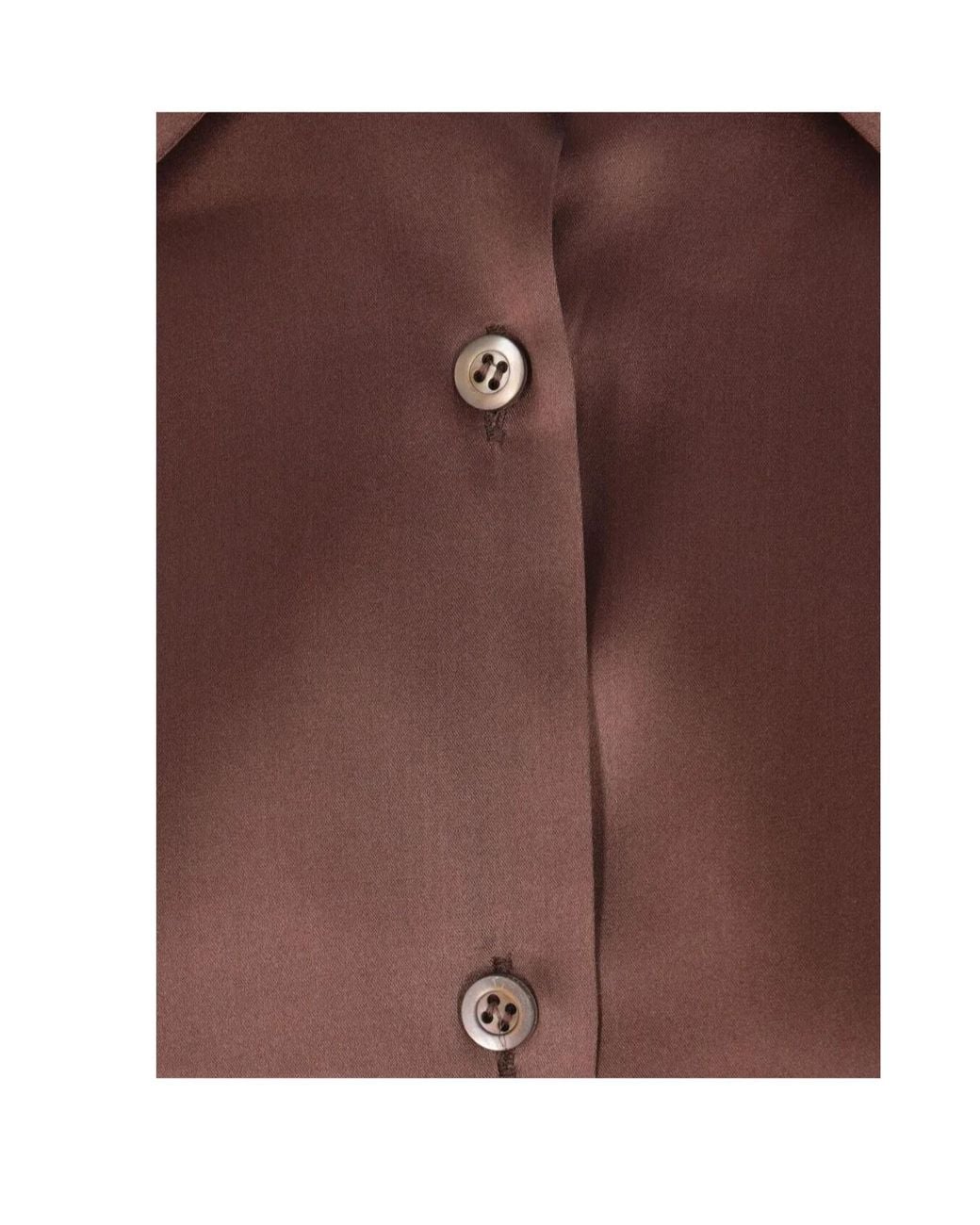 Dries Van Noten Brown Long Sleeve Shirt