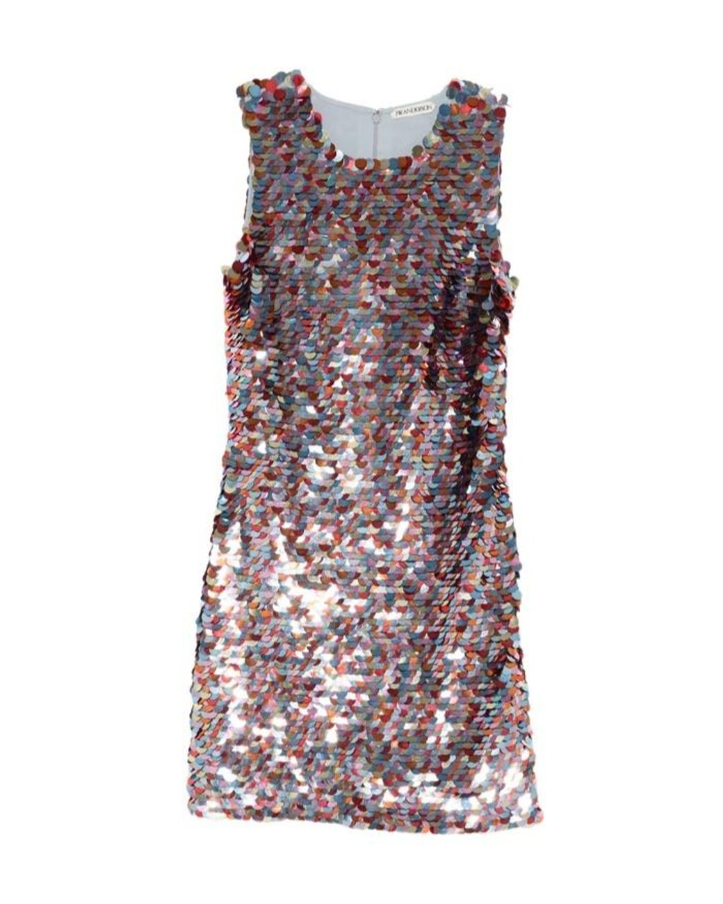 J.W. Anderson Purple Sequin Mini Dress