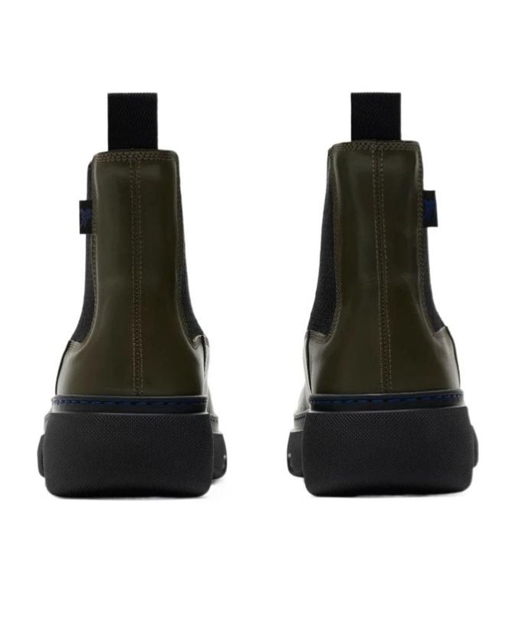 Burberry Black Round-Toe Chelsea Boots