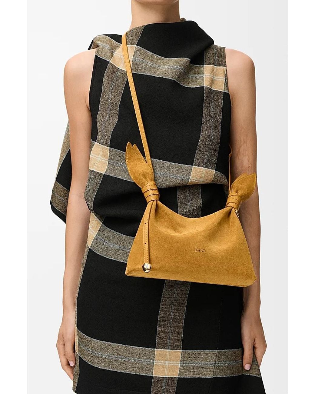 Loewe Brown Mini Scarf Bag