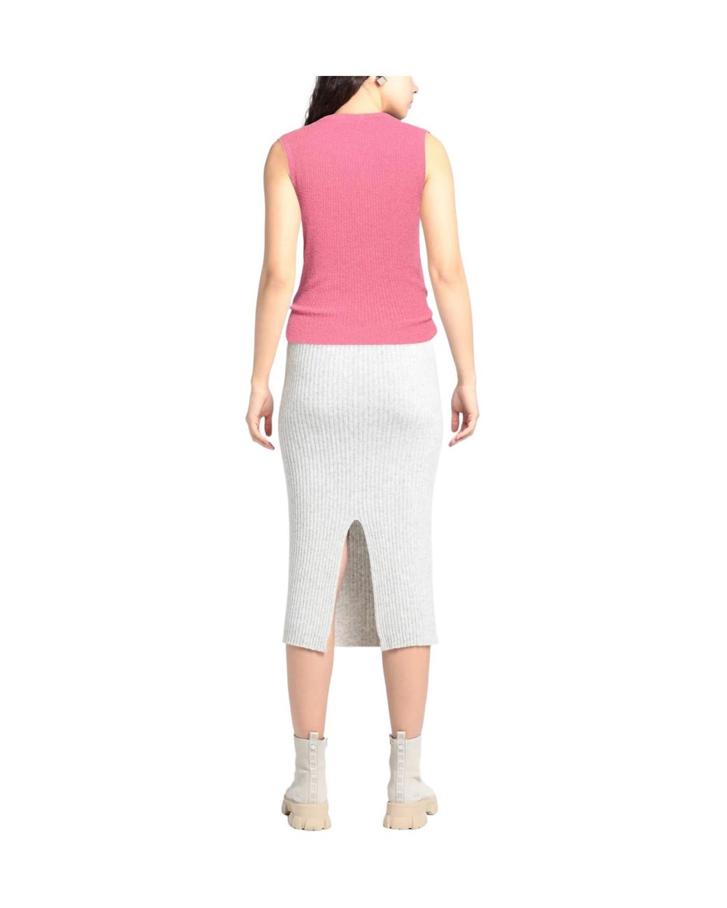 Jacquemus Pink Two-Tone Knitted Top