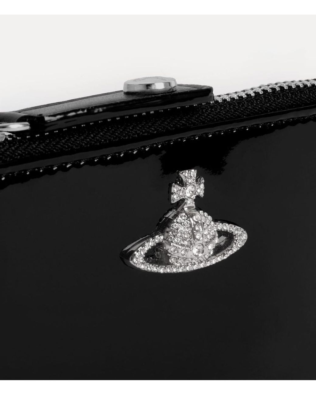 Vivienne Westwood Black Orb Plaque Card Holder